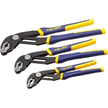 Irwin 3-Piece GrooveLock Pliers with Bag 2078711